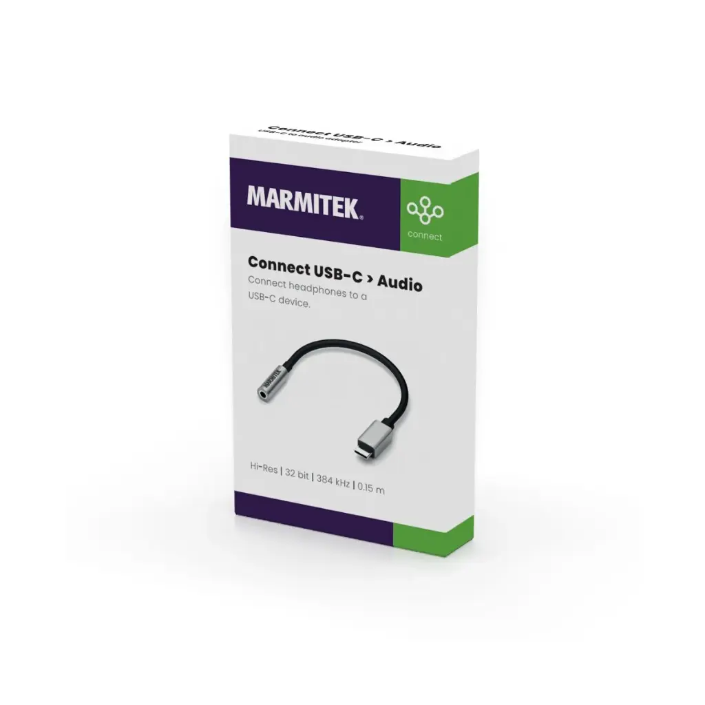 Marmitek  USB-C naar AUX adapter 