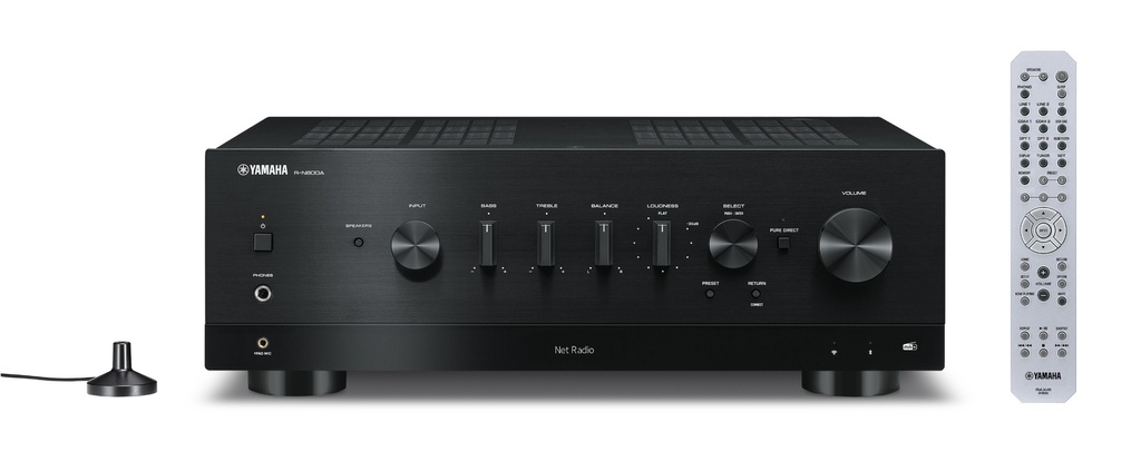 YAMAHA RECEIVER R-N800A ZWART RN800A