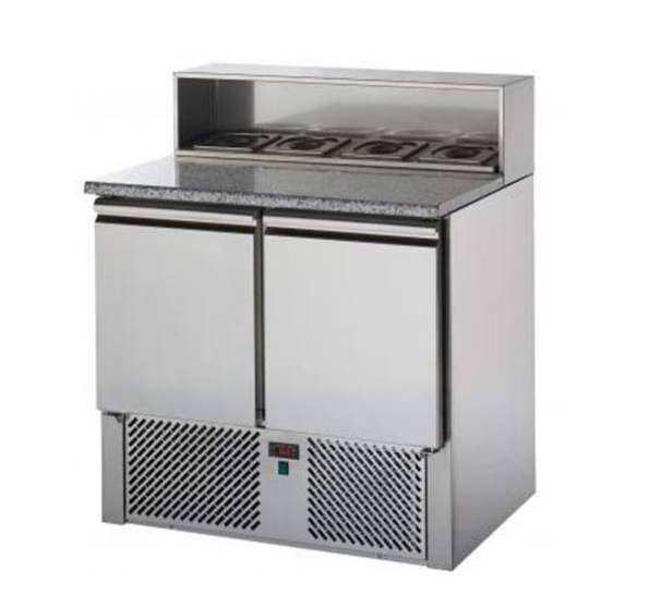  Tecnodom gekoelde werkbank met ingebouwde saladette SLV02 AI