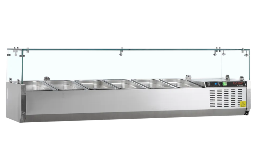 Tefcold opzetkoeling met glazen opzet GVC 38-150