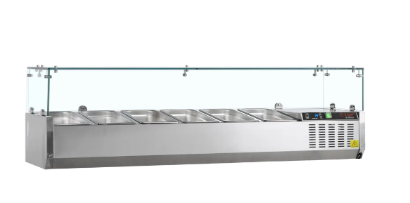 Tefcold opzetkoeling met glazen opzet GVC 33-140