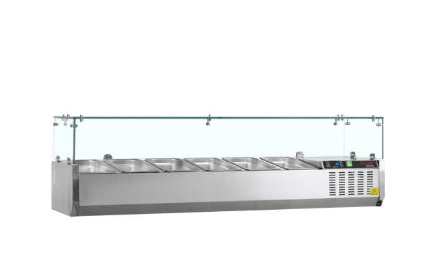 Tefcold opzetkoeling met glazen opzet GVC 33-150