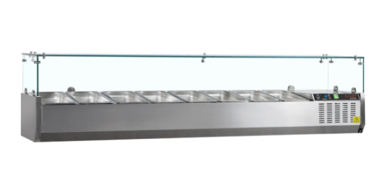 Tefcold opzetkoeling met glazen opzet GVC 33-180