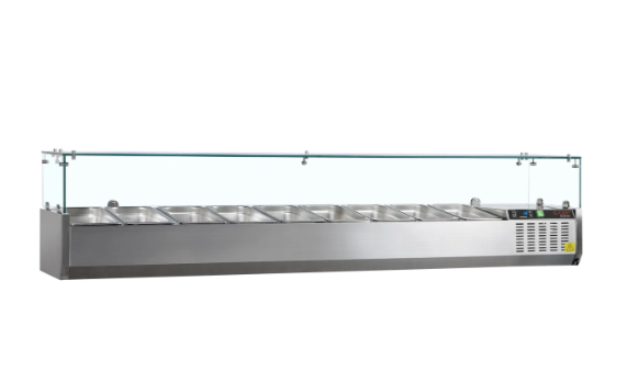 Tefcold opzetkoeling met glazen opzet GVC 33-200