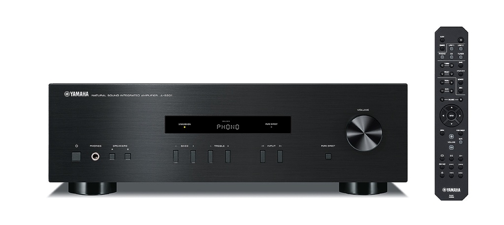 YAMAHA Versterker A-S201 Zwart