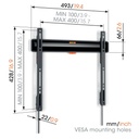 VOGELS FIXED MEDIUM WALL MOUNT TVM 3405