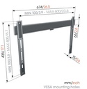 VOGELS TV BEUGEL TVM5605