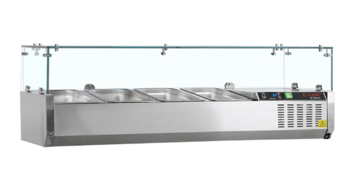 [GVC33-120] Tefcold opzetkoeling met glazen opzet GVC 33-120