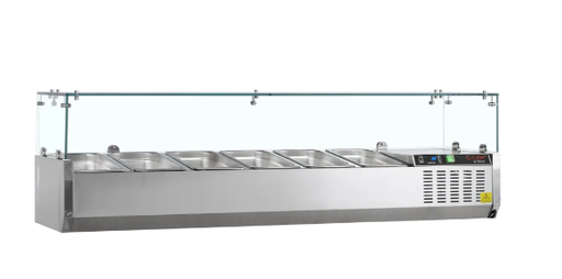 [GVC33-140] Tefcold opzetkoeling met glazen opzet GVC 33-140