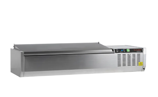 [GVC38-120SS] Tefcold opzetkoeling met inox deksel GVC 38-120 SS