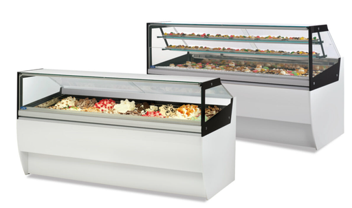 Ital proget vitrine professionnelle de cuillère à glace  GIOIA 18 H122