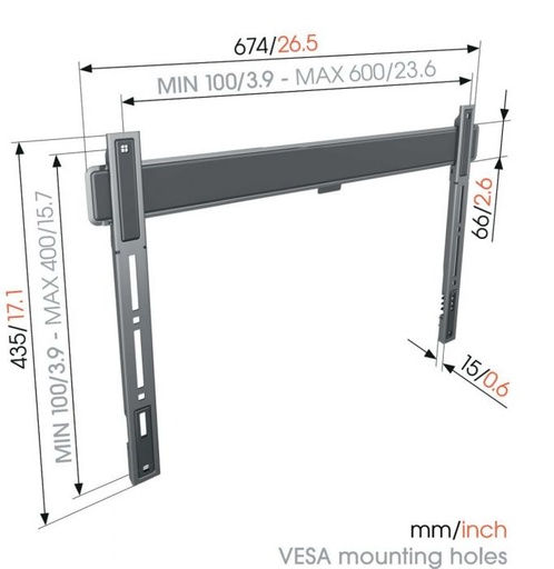 VOGELS SUPPORT TV TVM5605