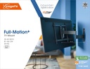 Vogels muurbeugel comfort  TVM3445 - Zwart