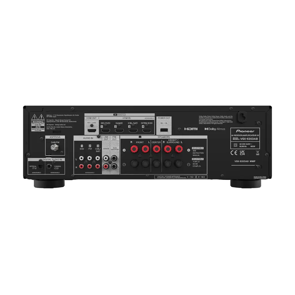 Pioneer VSX-535 5.2-CHANNEL AV RECEIVER VSX535