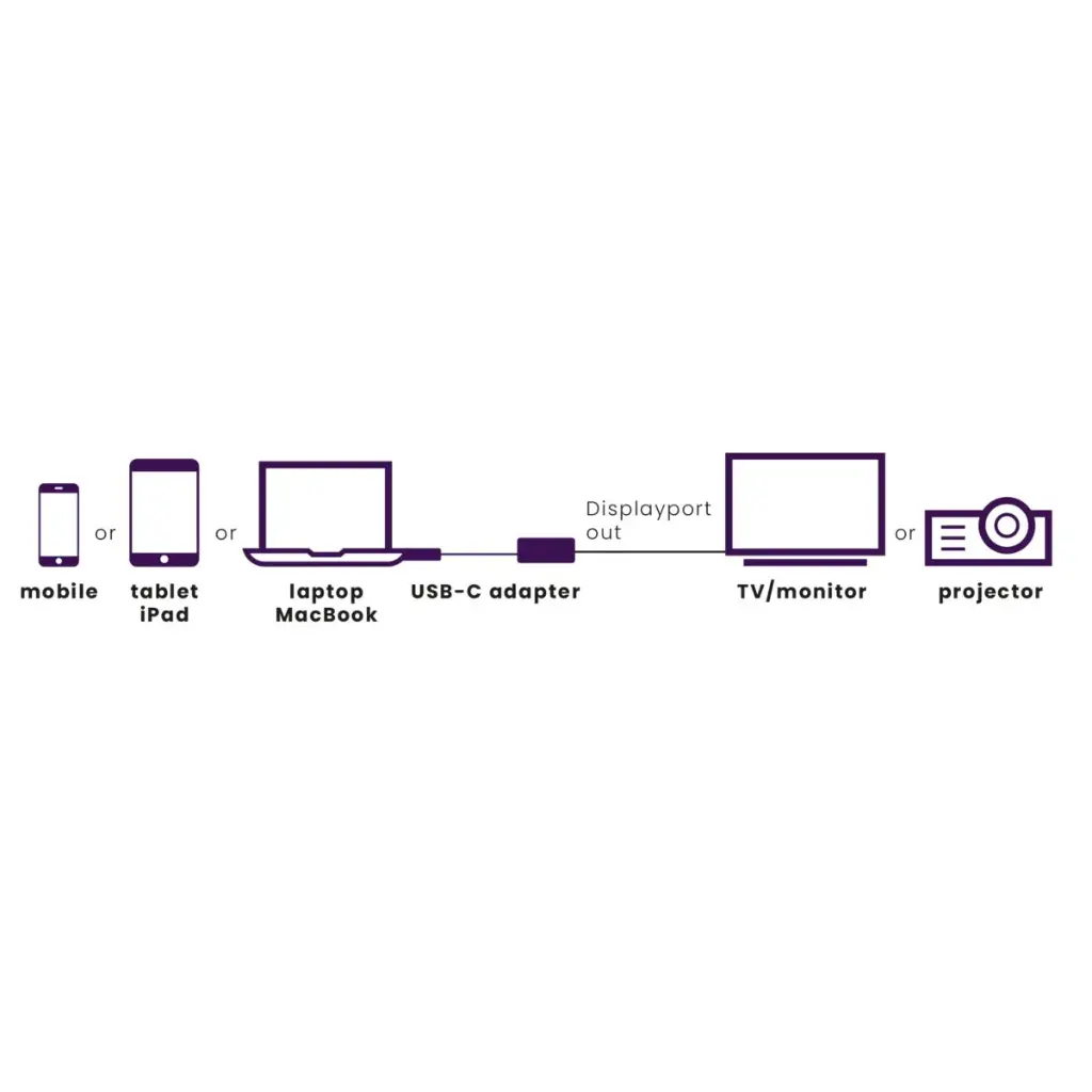 Marmitek  USB-C naar DisplayPort adapter 
