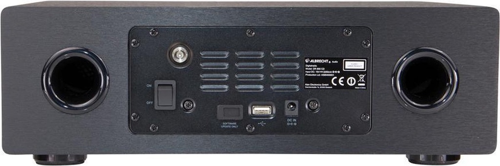 Albrecht DR 890 CD, DAB+/FM/Internet/CD Black