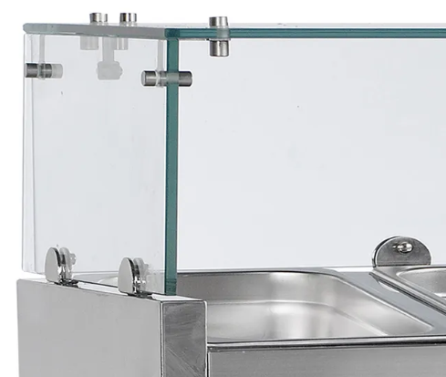 Tefcold opzetkoeling met glazen opzet GVC 38-160