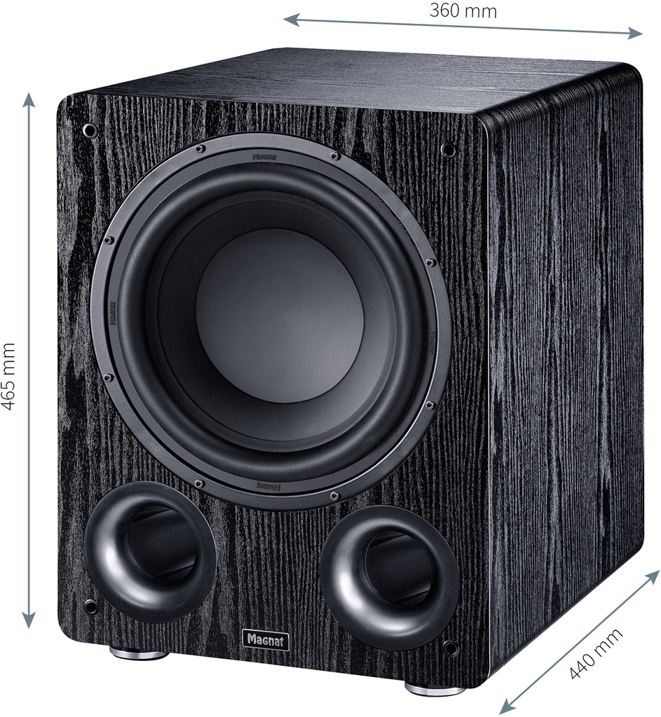 Magnat Subwoofer Alpha RS 12 Zwart