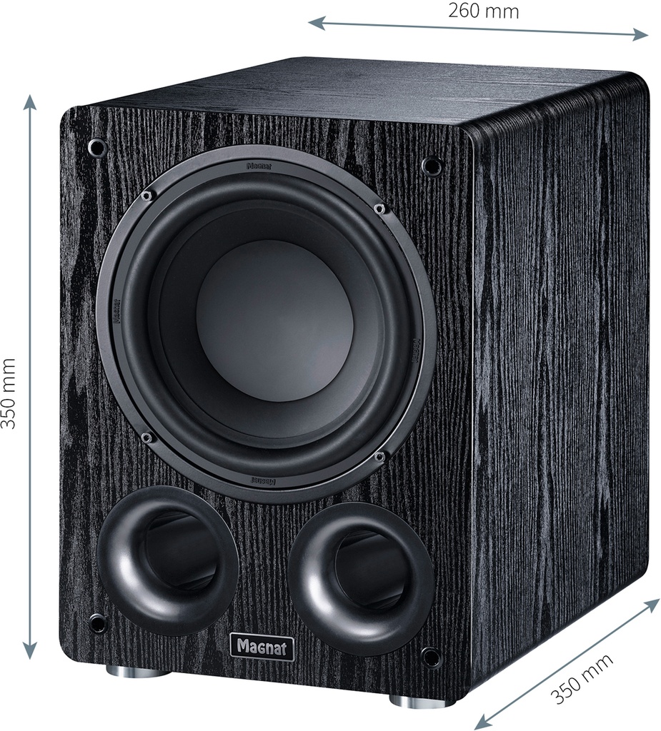 Magnat Subwoofer Alpha RS 8 Zwart