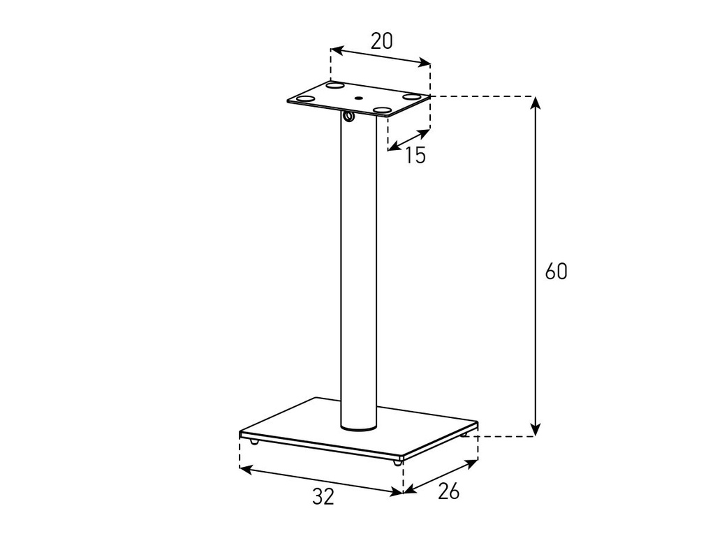 SP100 Speakerstand - Paar