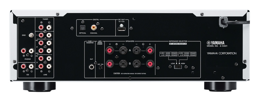 Yamaha Versterker A-S301 Zilver