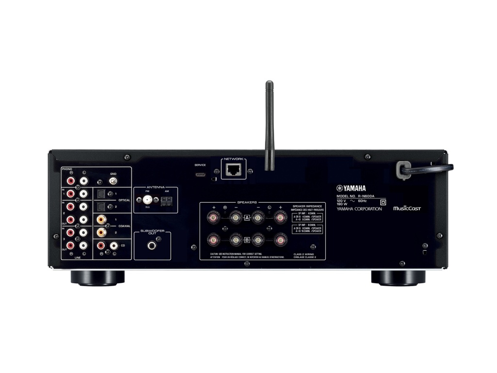 YAMAHA RECEIVER R-N600A BLACK G