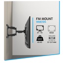 Cavus muursteun 37-70 inch WME105