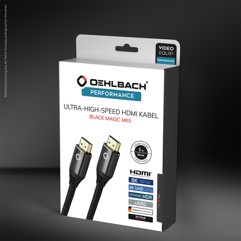 Oehlbach BLACK MAGIC MKII UHS HDMI 1,5M BLACK