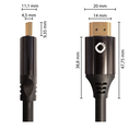 Oehlbach BLACK MAGIC MKII UHS HDMI 1,5M BLACK