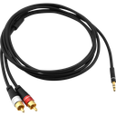 OehlBach Stereo-audiokabel 3,5 mm jack / cinch 1,0 M D1C33190