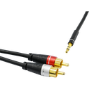 OehlBach Stereo-audiokabel 3,5 mm jack / cinch 1,0 M D1C33190