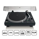 LENCO L-3828BK - Direct aangedreven Platenspeler met USB/PC encoding - Zwart