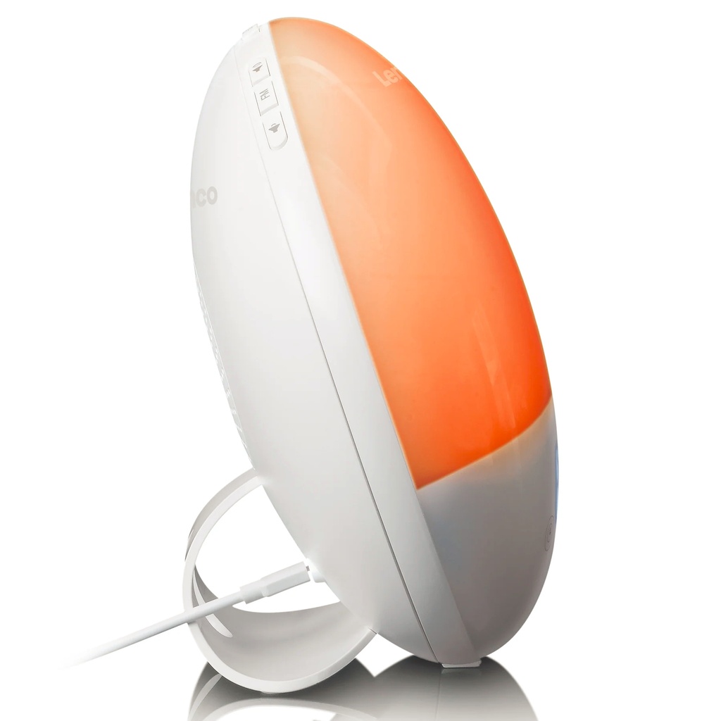 Lenco Wekkerlamp CRW110WH