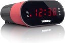 LENCO CLOCK RADIO CR-07 PINK