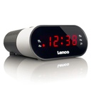 LENCO CLOCK RADIO CR-07 WHITE