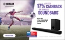 YAMAHA SOUNDBAR SR-X50A LIGHT GREY