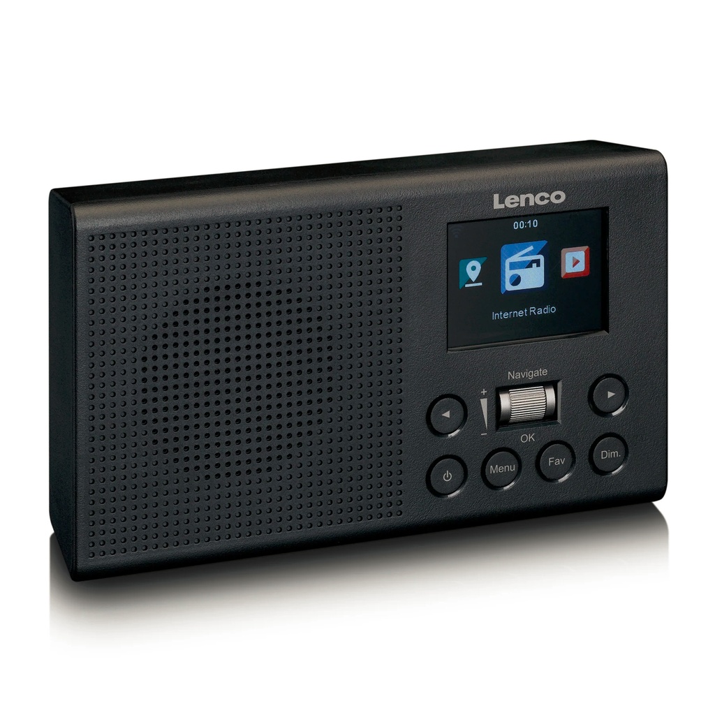 LENCO DIR-60BK - Internetradio FM radio with app control - Black