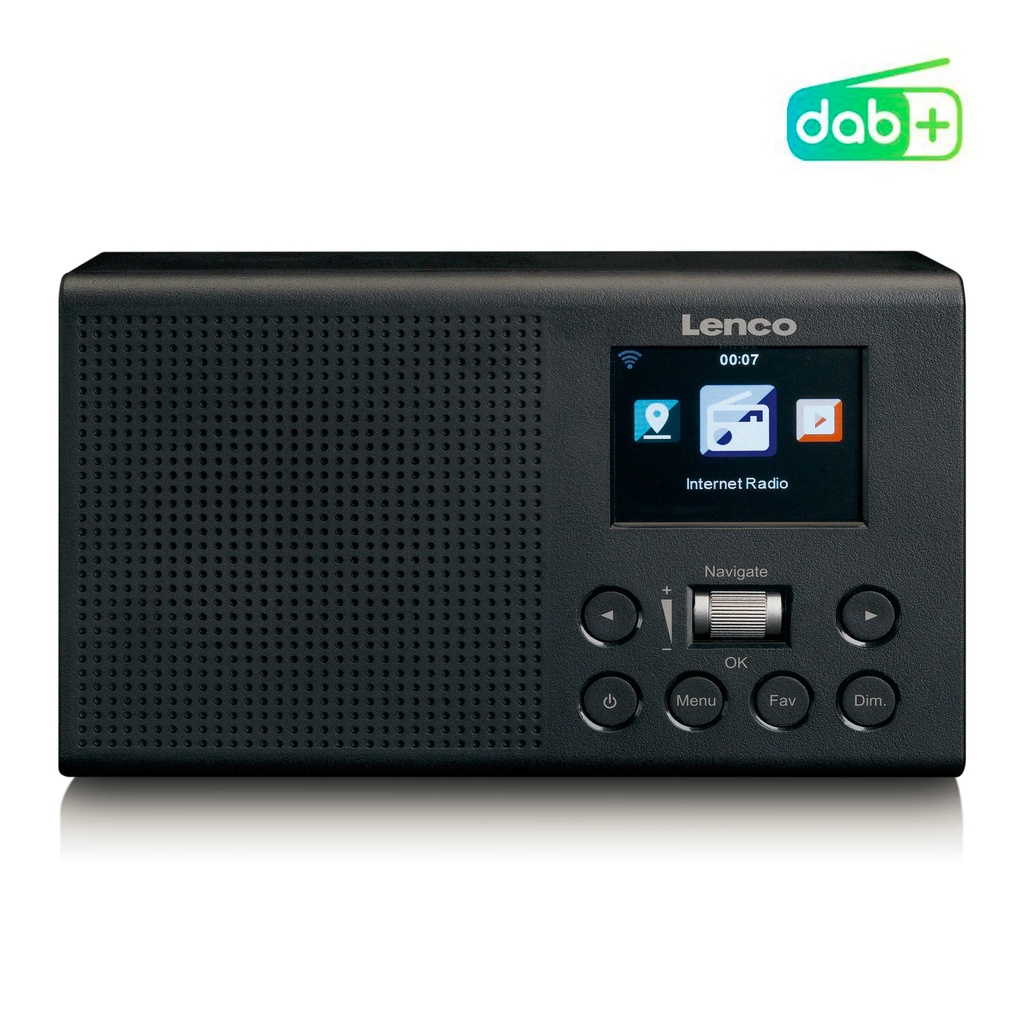 LENCO DIR-60BK - Internetradio FM radio with app control - Black