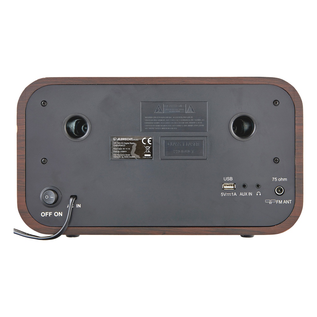 Albrecht DR790 CD/DAB+/FM/BLUETOOTH