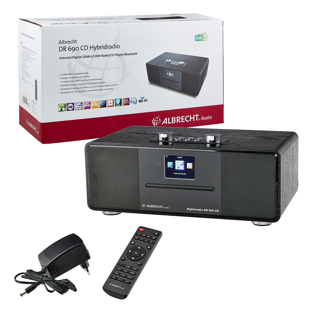 ALBRECHT DR690 CD/DAB+/FM/INTERNET