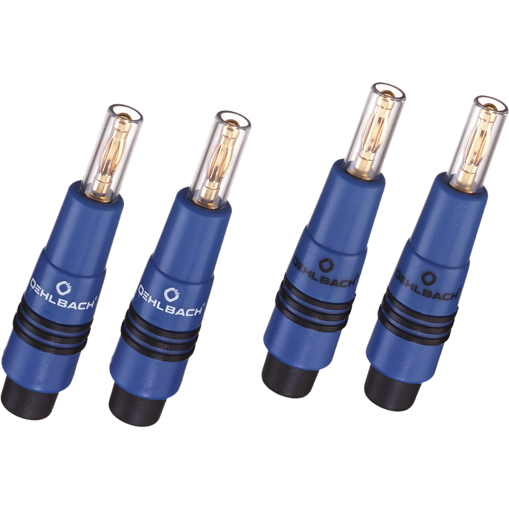 Oehlbach Banana B96 max. 6 mm² blue, 4 pc
