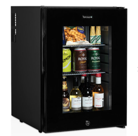 Tefcold absorptiekoelkast TM 55 Zwart 