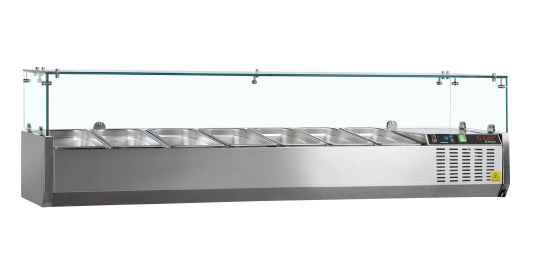 Tefcold opzetkoeling met glazen opzet GVC 38-160