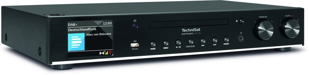 Technisat digitradio 143 cd v3 Zwart