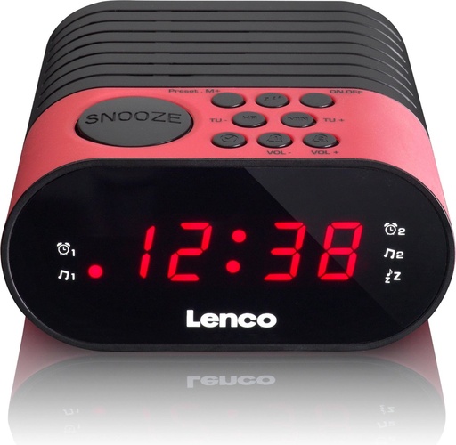 Lenco Réveil CR07Pink