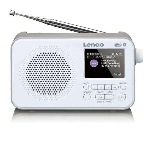 LENCO PDR-036WH - DAB+ / FM RADIO  WIT