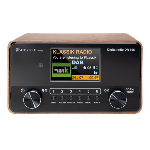 Albrecht DR865 - SENIOR DAB+/FM