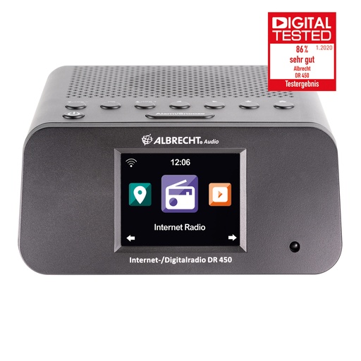 Albrecht DR 450 Internet and DAB+ alarm clock