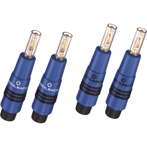 Oehlbach Banana B96 max. 6 mm² blue, 4 pc