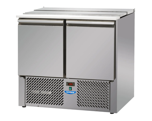 Tecnodom gekoelde werkbank met ingebouwde saladette SLV02EKO